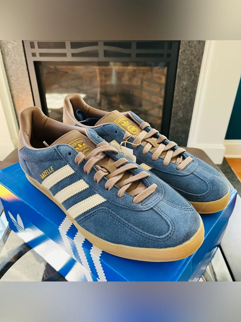 Sz 11.5 adidas Gazelle Indoor Sneakers Night Indigo KI2253 Men's